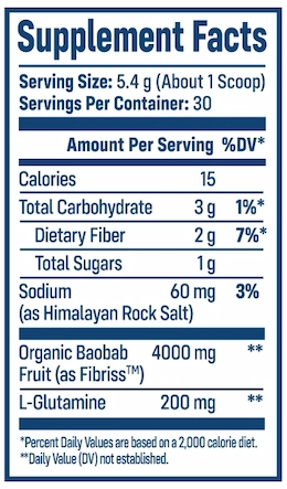 NativePath Native Fiber Supplement facts