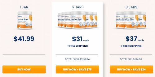 NativePath Native Fiber pricing details