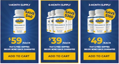 OxiGuard 10 pricing details